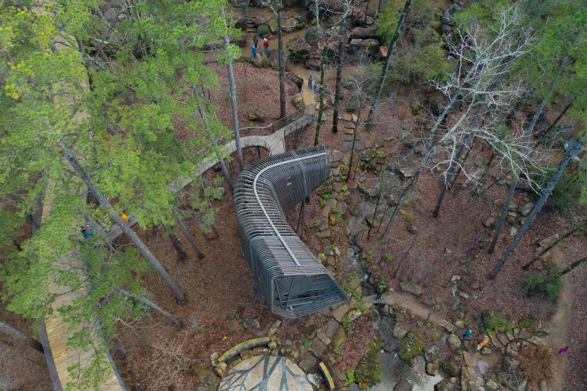 Evans Tree House in Garvan Woodland Gardens Arkansas by Modus Studio