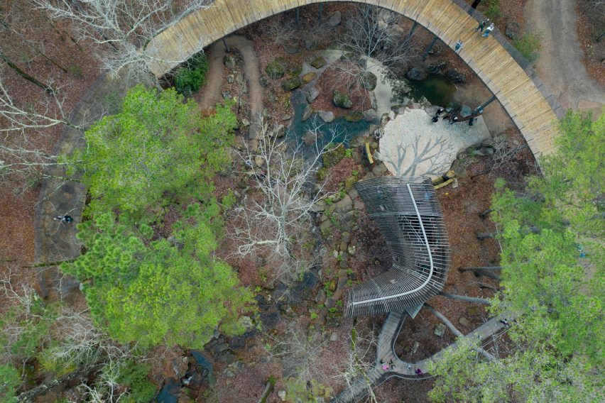 Evans Tree House in Garvan Woodland Gardens Arkansas by Modus Studio