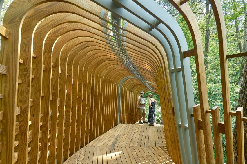 Evans Tree House in Garvan Woodland Gardens Arkansas by Modus Studio