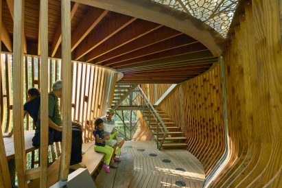 Evans Tree House in Garvan Woodland Gardens Arkansas by Modus Studio