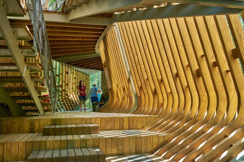 Evans Tree House in Garvan Woodland Gardens Arkansas by Modus Studio