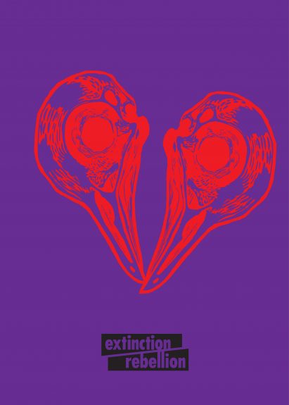 Extinction Rebellion uses graphic design to protest climate change