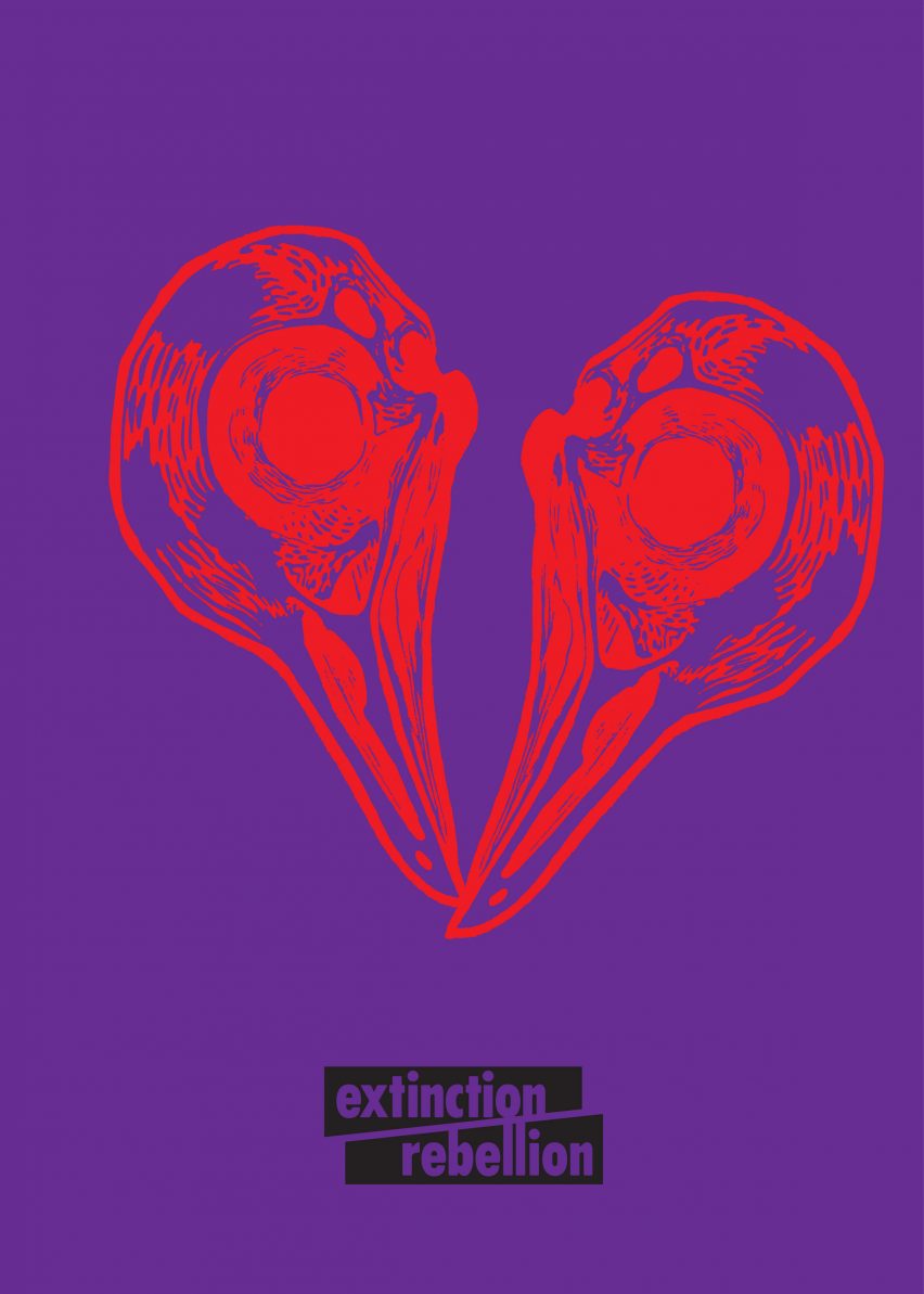 Extinction Rebellion uses graphic design to protest climate change