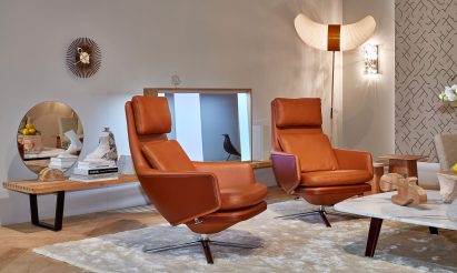 Vitra unveiled the Grand Relax during Milan design week