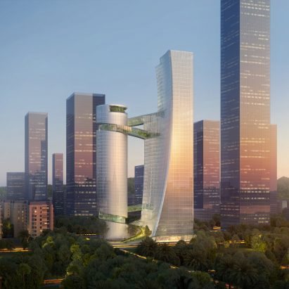 iCarbonX Headquarters in Shenzhen, China, by Steven Holl