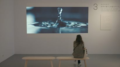 Japanese bathrooms brand INAX created an exhibition named Rituals of Water during Milan design week.