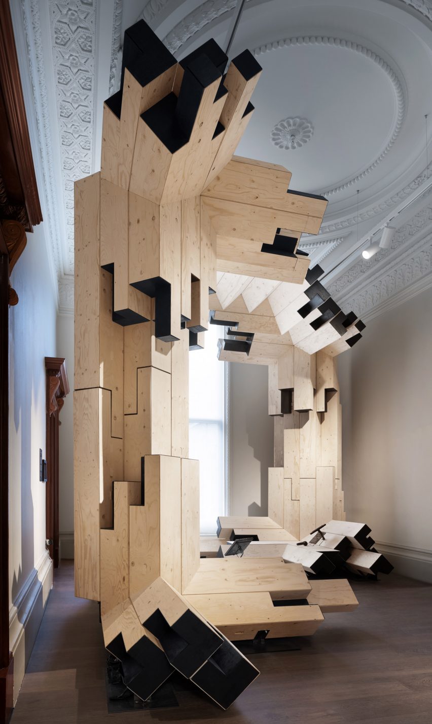 Invisible Landscapes installation at the Royal Academy of Arts