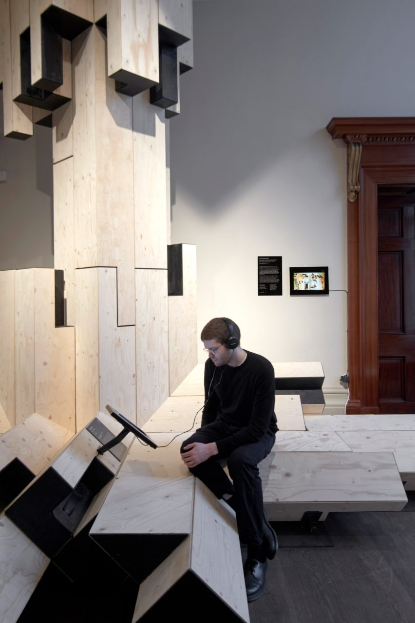 Invisible Landscapes installation at the Royal Academy of Arts