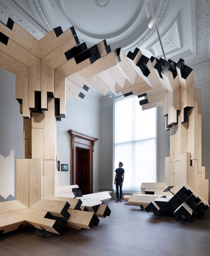 Invisible Landscapes installation at the Royal Academy of Arts