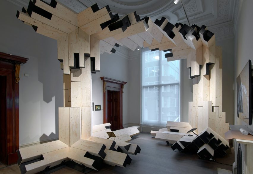 Invisible Landscapes installation at the Royal Academy of Arts