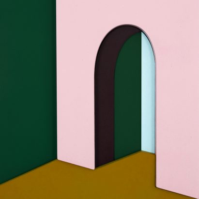 Landing II architectural print by Emily Forgot