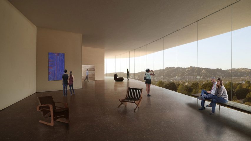 Los Angeles County Museum of Art galleries by Peter Zumthor