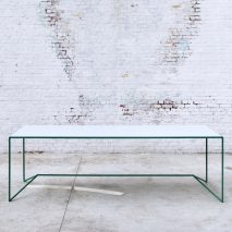 Maria Scarpulla's tables with flippable tops are designed to suit your mood