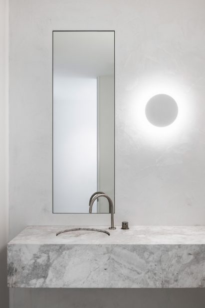 Interiors of Mariana Hardwick bridal boutique, designed by Adam Kane Architects