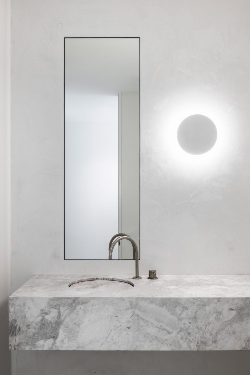 Interiors of Mariana Hardwick bridal boutique, designed by Adam Kane Architects