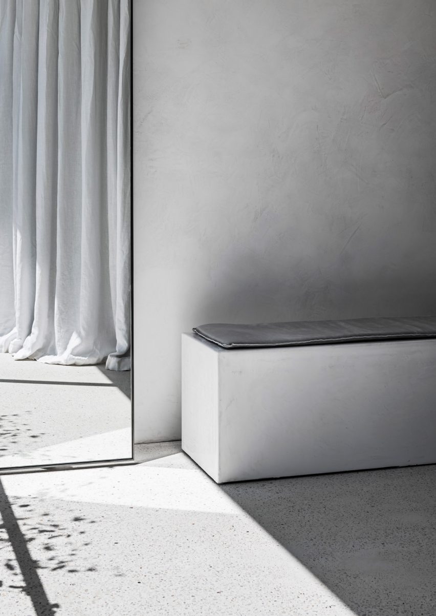 Interiors of Mariana Hardwick bridal boutique, designed by Adam Kane Architects