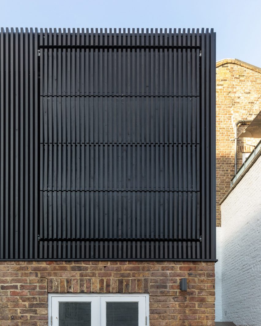Black Box house extension in Islington by by MATA Architects