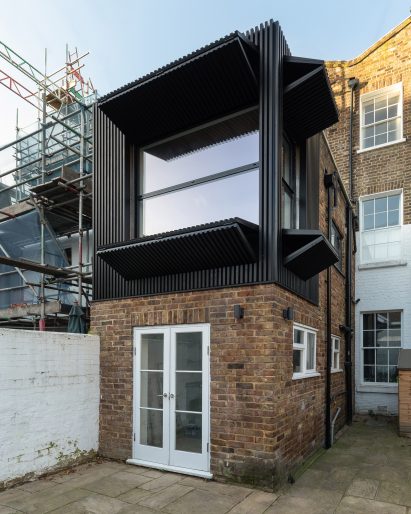 Black Box house extension in Islington by by MATA Architects
