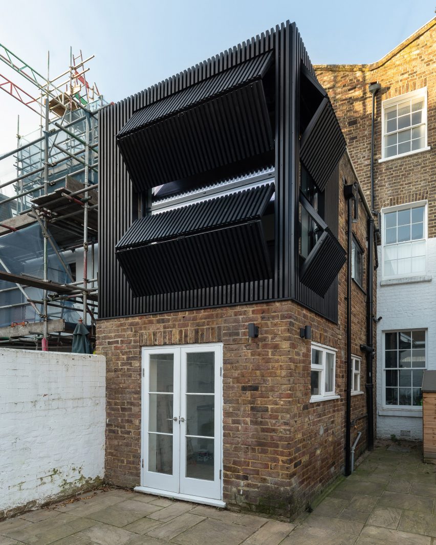 Black Box house extension in Islington by by MATA Architects