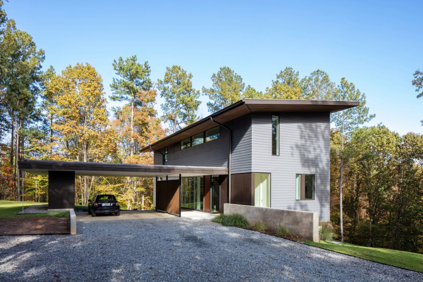 Merkel Cooper lakehouse residence by In Situ Studio
