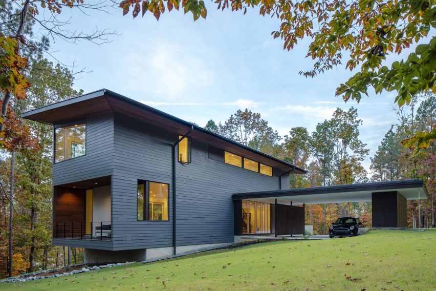Merkel Cooper lakehouse residence by In Situ Studio