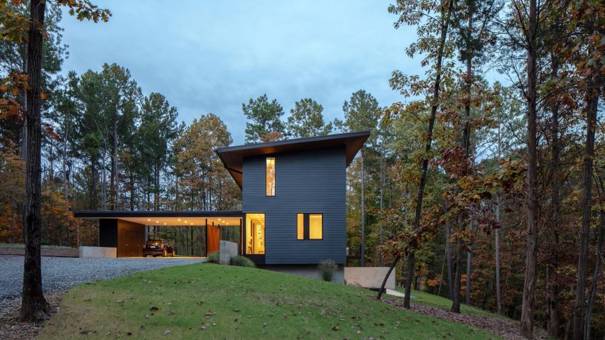 Merkel Cooper lakehouse residence by In Situ Studio