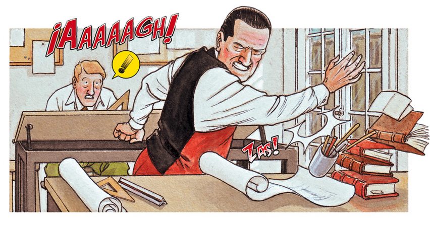 Mies comic by Agustin Ferrer Casas