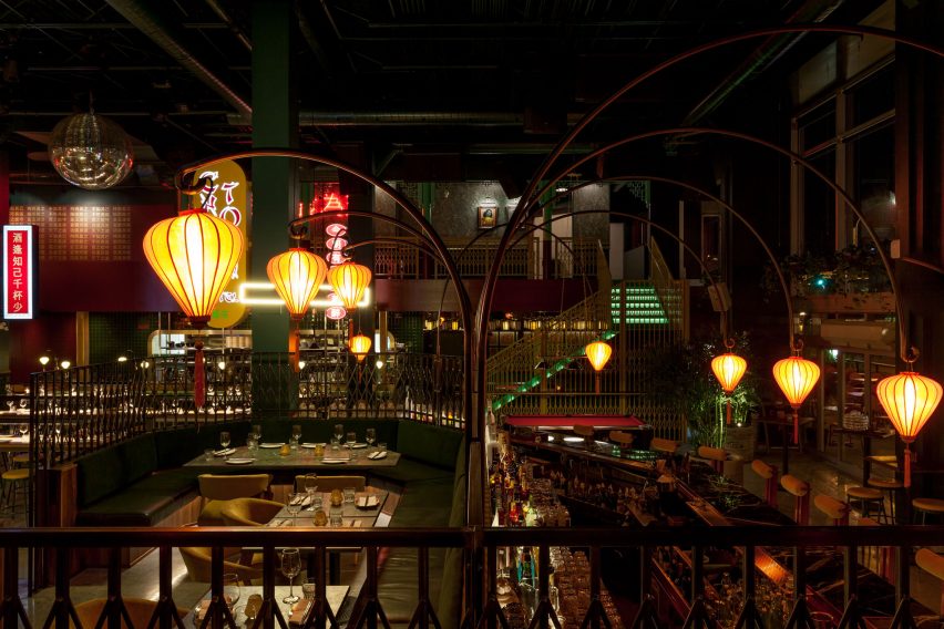Miss Wong Restaurant in Quebec Canada by Menard Dworkind