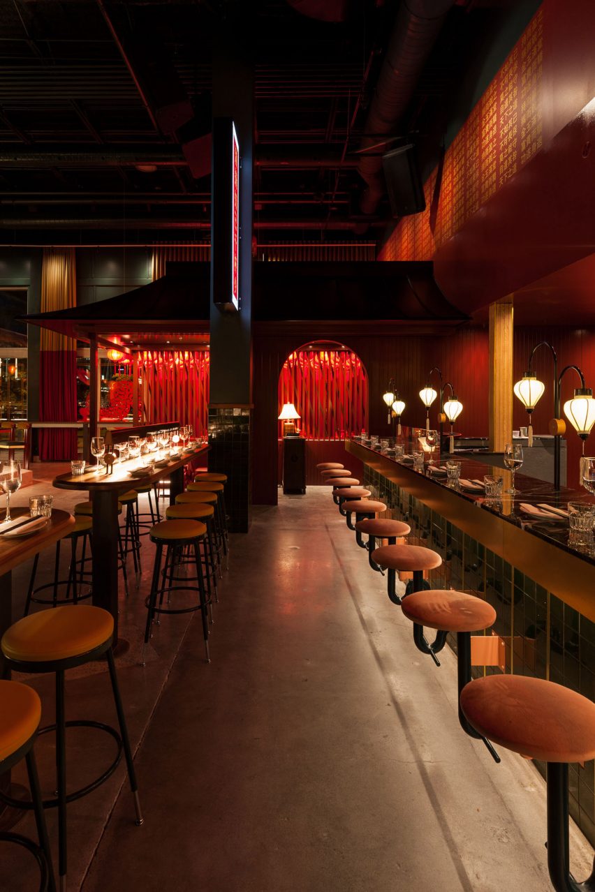 Miss Wong Restaurant in Quebec Canada by Menard Dworkind