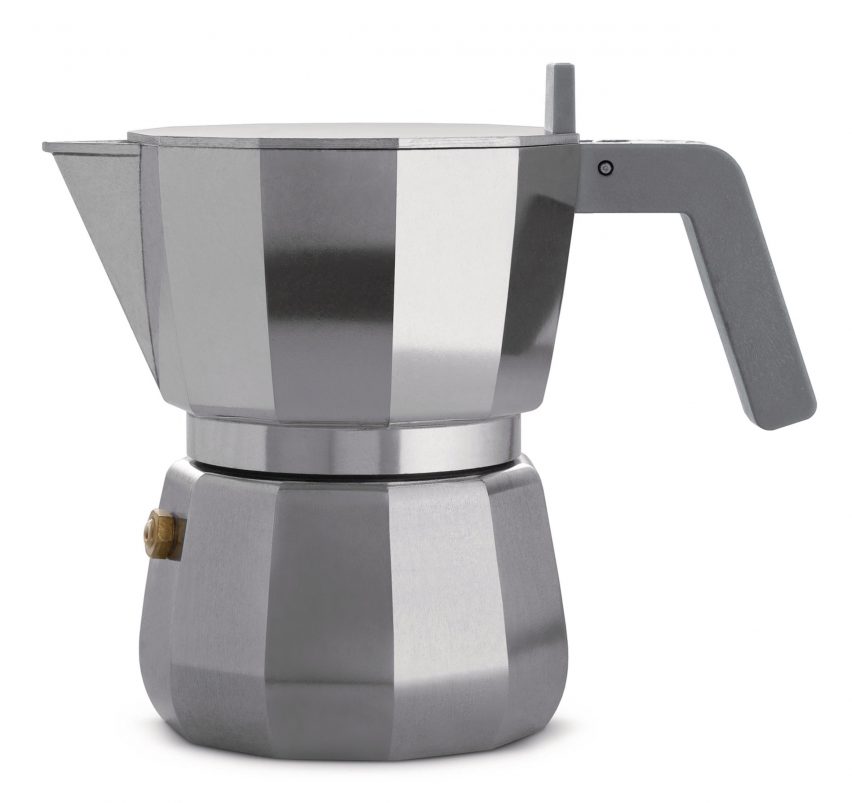 Moka coffee maker by David Chipperfield for Alessi in medium size