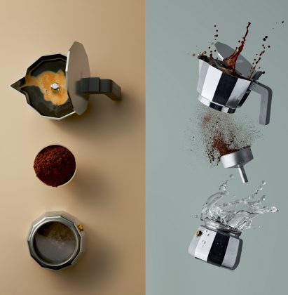 Moka coffee maker by David Chipperfield for Alessi