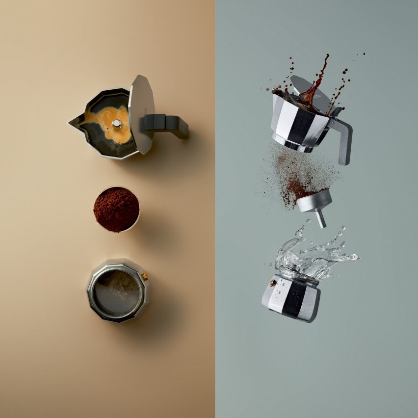 Moka coffee maker by David Chipperfield for Alessi