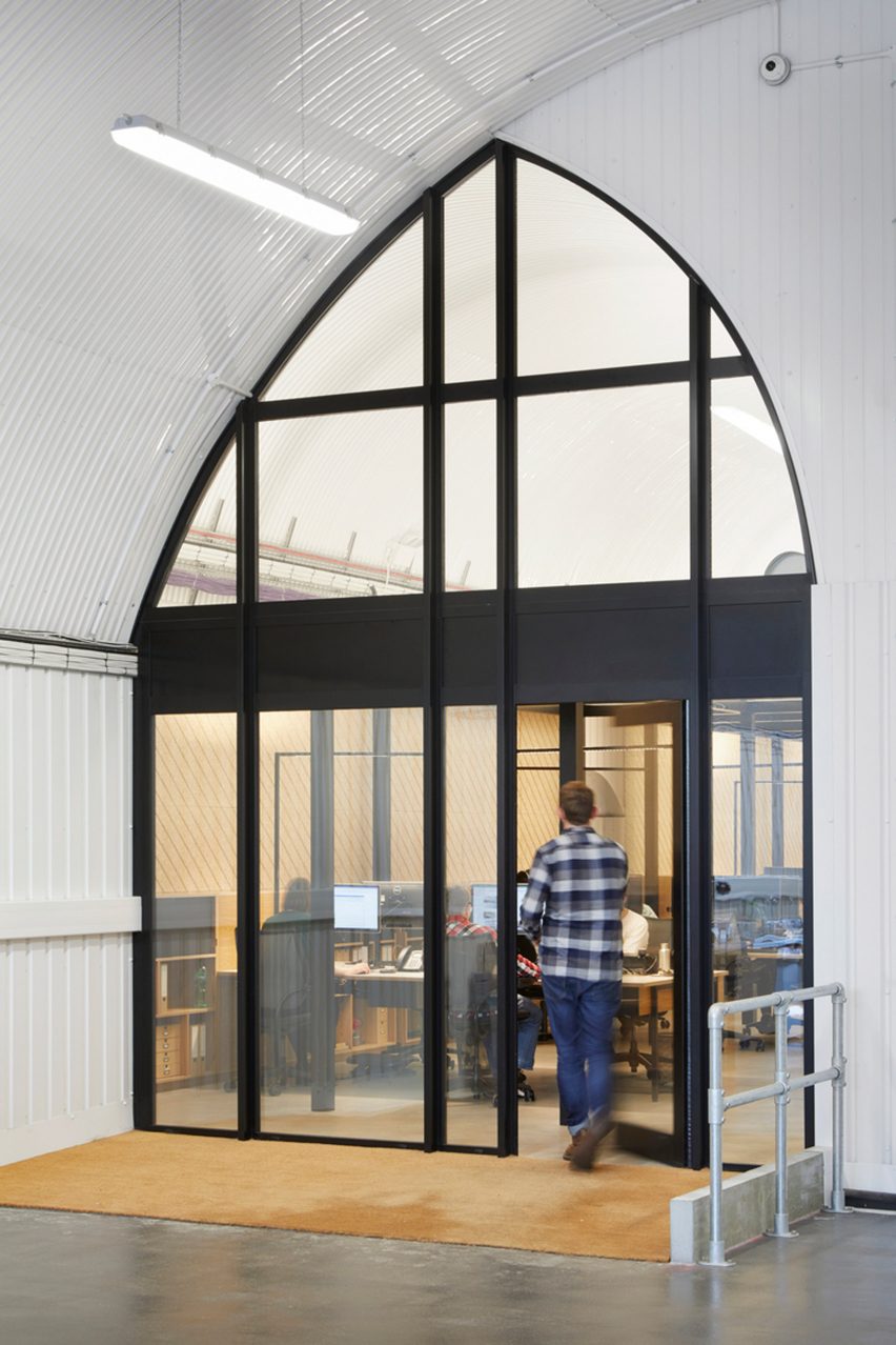 Interiors of Monmouth Coffee offices, designed by ID:SR