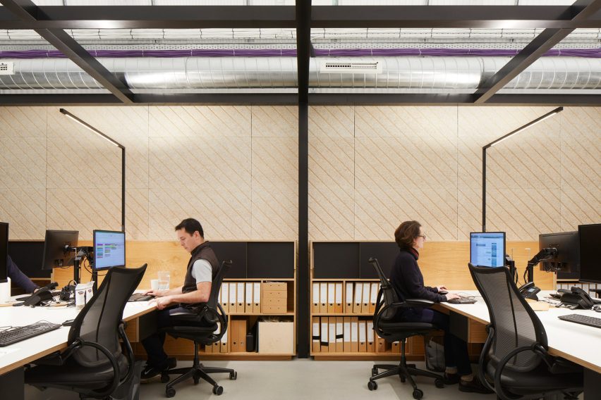 Interiors of Monmouth Coffee offices, designed by ID:SR