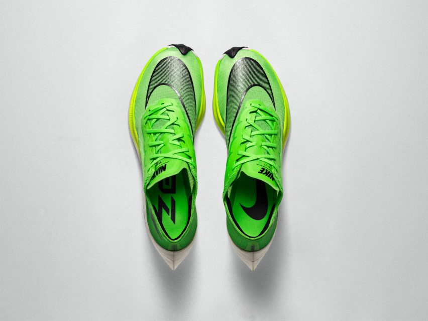 The Nike ZoomX Vaporfly NEXT% is an update of Nike's previous marathon-running trainer, the Nike Zoom Vaporfly 4%