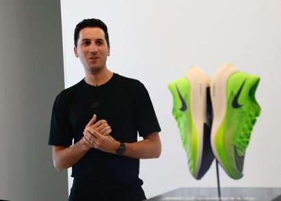 The Nike ZoomX Vaporfly NEXT% is an update of Nike's previous marathon-running trainer, the Nike Zoom Vaporfly 4%