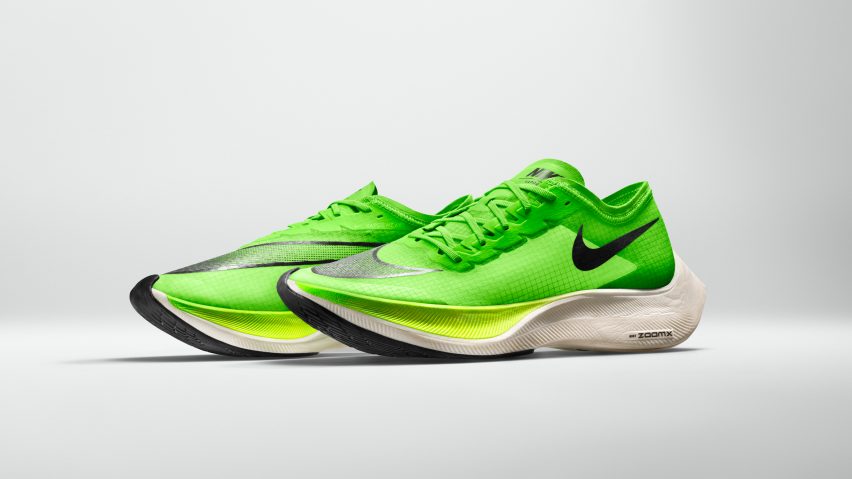 The Nike ZoomX Vaporfly NEXT% is an update of Nike's previous marathon-running trainer, the Nike Zoom Vaporfly 4%