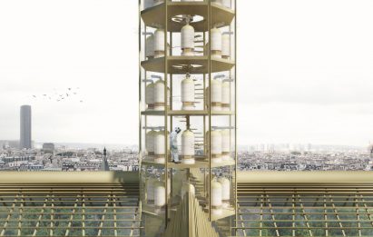 Notre-Dame Cathedral greenhouse roof by NAB Studio