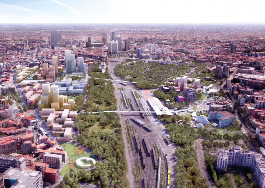 Agenti Climatici masterplan for Milan by OMA and Laboratorio Permanente