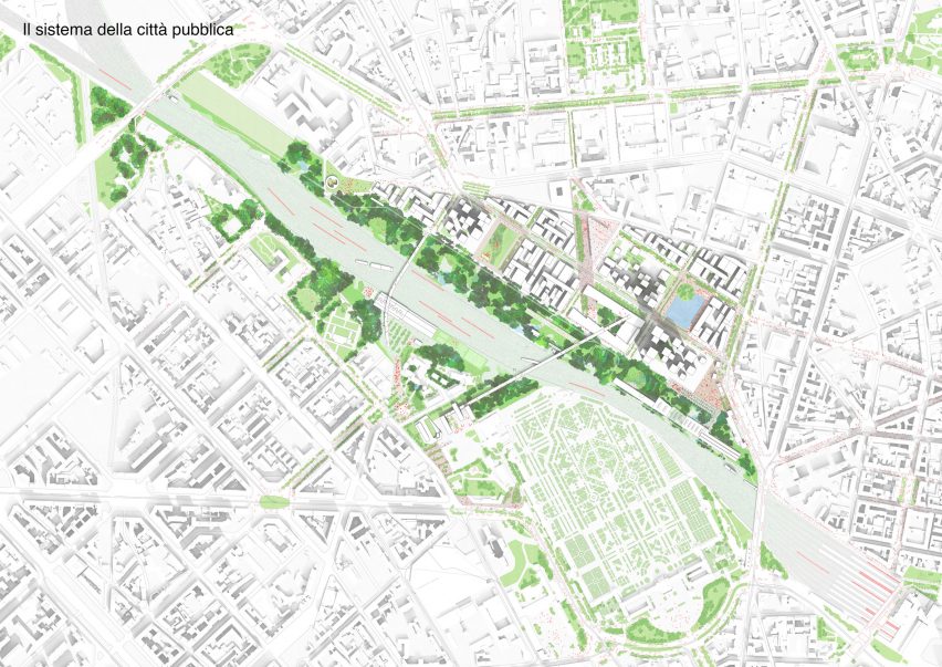 Agenti Climatici masterplan for Milan by OMA and Laboratorio Permanente