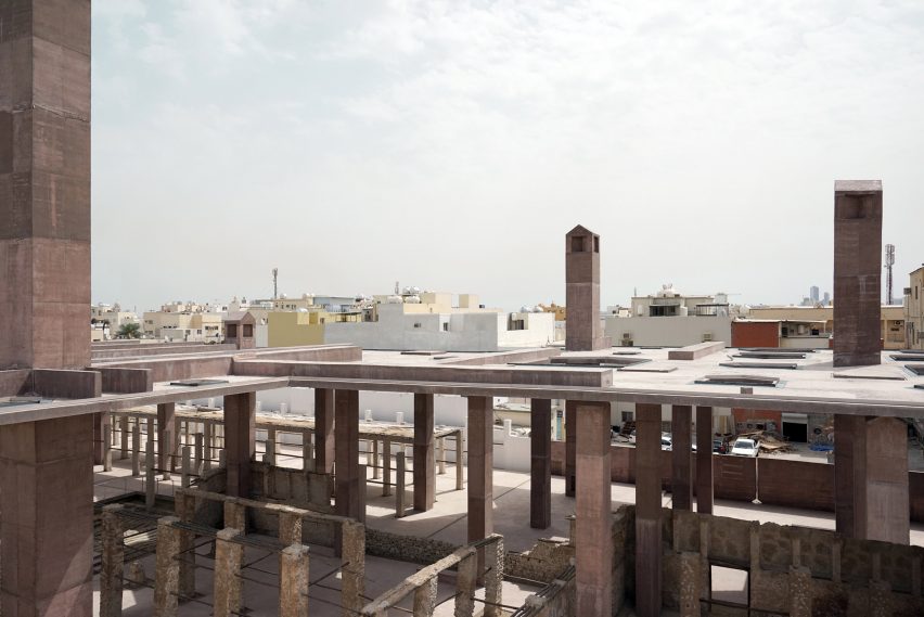 Musuem for the UNESCO heritage Pearling Path in Bahrain by Valerio Olgiati