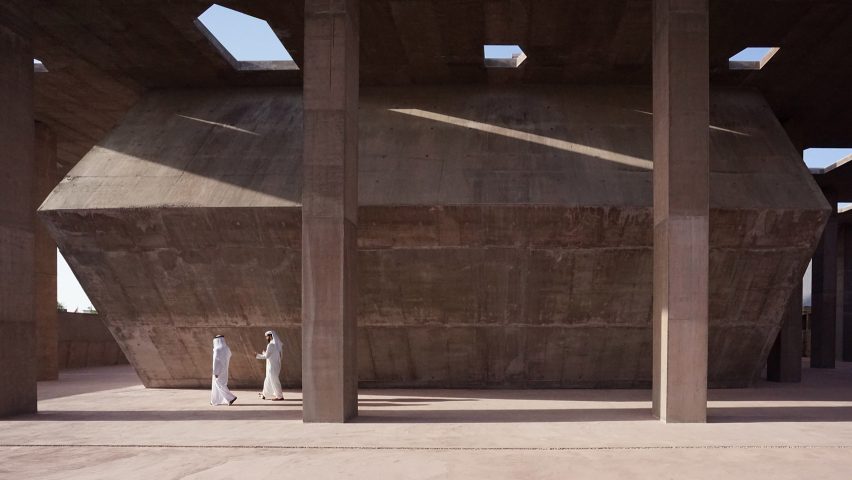 Musuem for the UNESCO heritage Pearling Path in Bahrain by Valerio Olgiati