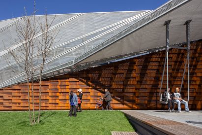 New York’s Pier 35 waterfront park by Shop Architects and Ken Smith Workshop