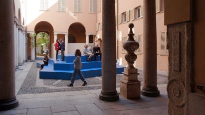 Michele De Lucchi takes over Poltrona Frau showroom for Milan design week
