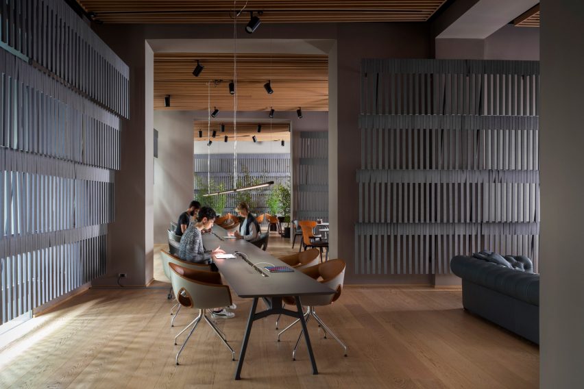 Michele De Lucchi takes over Poltrona Frau showroom for Milan Design Week