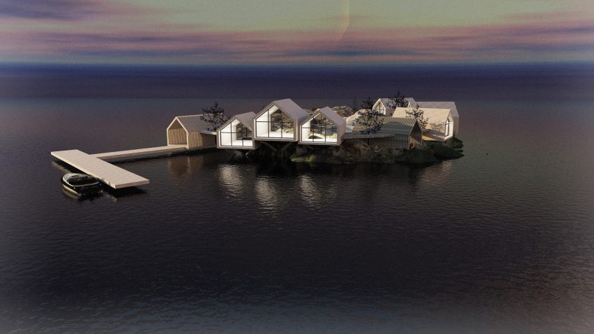 Rat Island private island boutique resort in New York City by Jendretzki Design