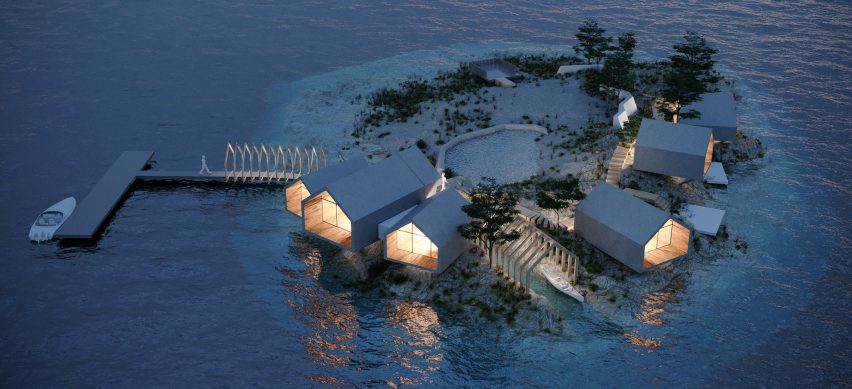 Rat Island private island boutique resort in New York City by Jendretzki Design