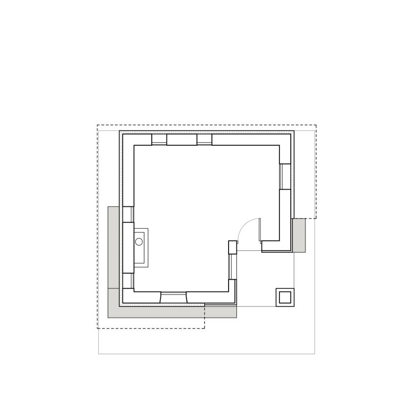Plan of Refuge for Excursionists by Martin Lejarraga Architecture Office