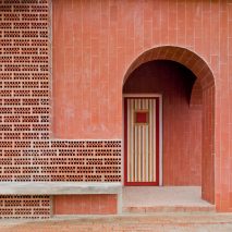 Martin Lejarraga wraps Spanish mountain refuge in red bricks and tiles