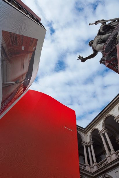 Ron Gilad Installation for UniFor at Palazzo di Brera in Milan